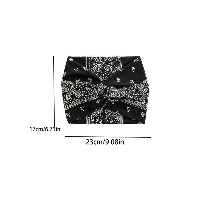 Haarband Breit Batik Vintage Stil