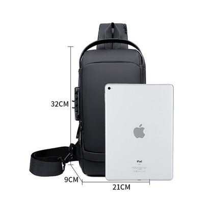 Sicherheitsrucksack USB Ladeschale Anti Diebstahl Reise