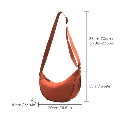 BerlinGlamour Halbmond Tasche Schick Modern Frauenhandtasche