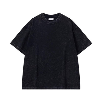 Thickened Cotton Short-sleeved Drop-shoulder T-shirt Bottoming Shirt Top - AccessoryArcadia