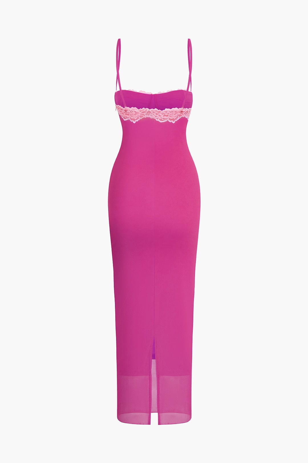 Midi-Robe mit Camisole-Oberteil