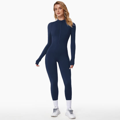 Warmer Damen Jumpsuit Einteiler Winter Overall Bequem - BerlinGlamour