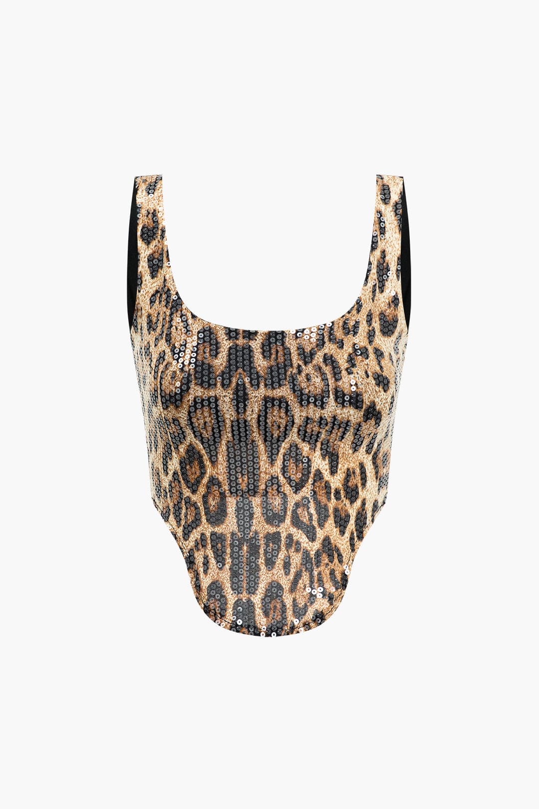 Leoprint Top und Minirock Set Damen Selbstbewusstes Outfit