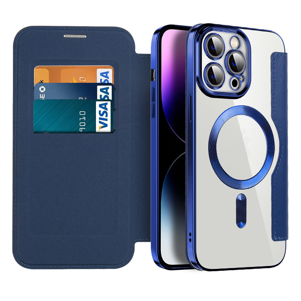 Handy Schutzhülle Flip Case Magnetisch mit Standfunktion - BerlinGlamour