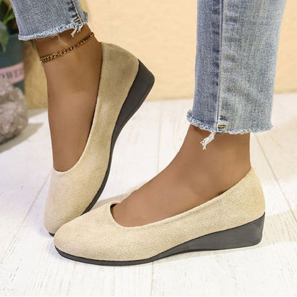 Plateauschuhe Damen Hoch Stilvoll Anti-Rutsch-Sohle