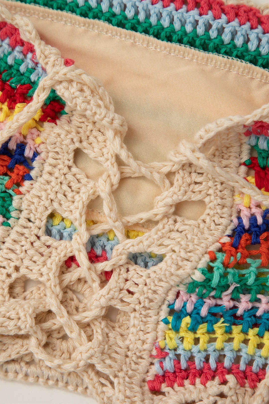 Boho Zweiteiler mit Bustier und Shorts Sommer