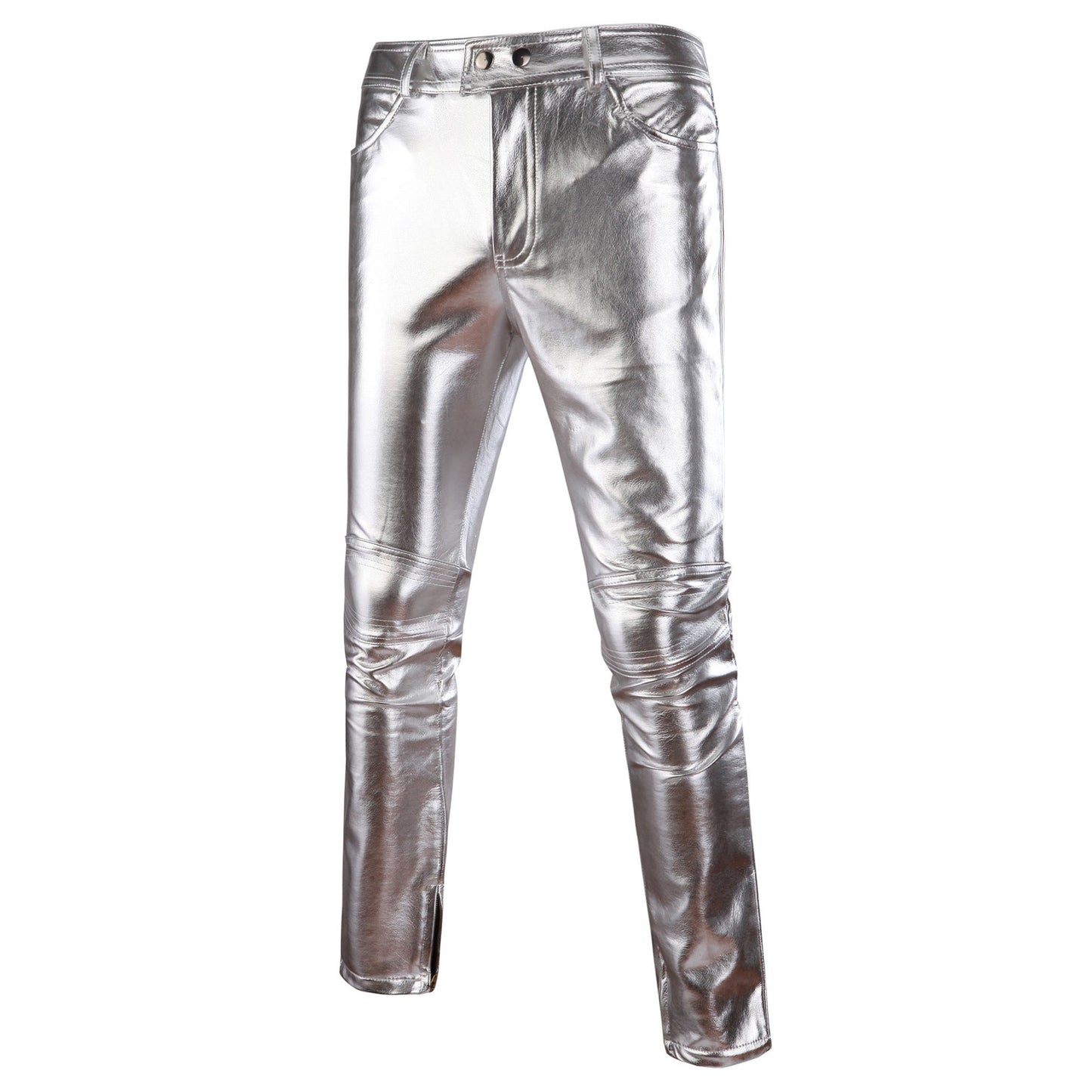 Herren Jeans Metallic Effekt Glitzer