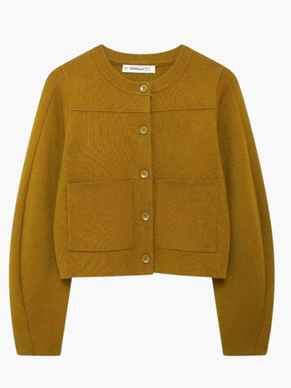 Kurzcardigan Strick Pullover Damen Modern