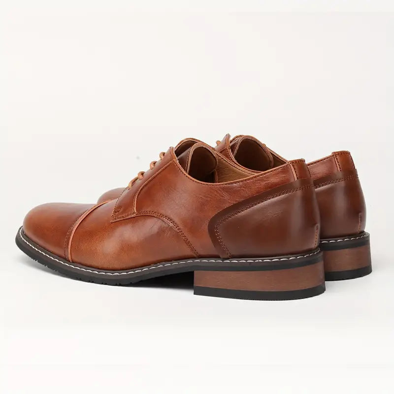 Herren Derby Schuhe Vintage Look Lederschuhe