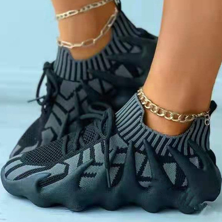 Laufschuh Damen Schnürsenkel Ergonomisch Bequem - BerlinGlamour