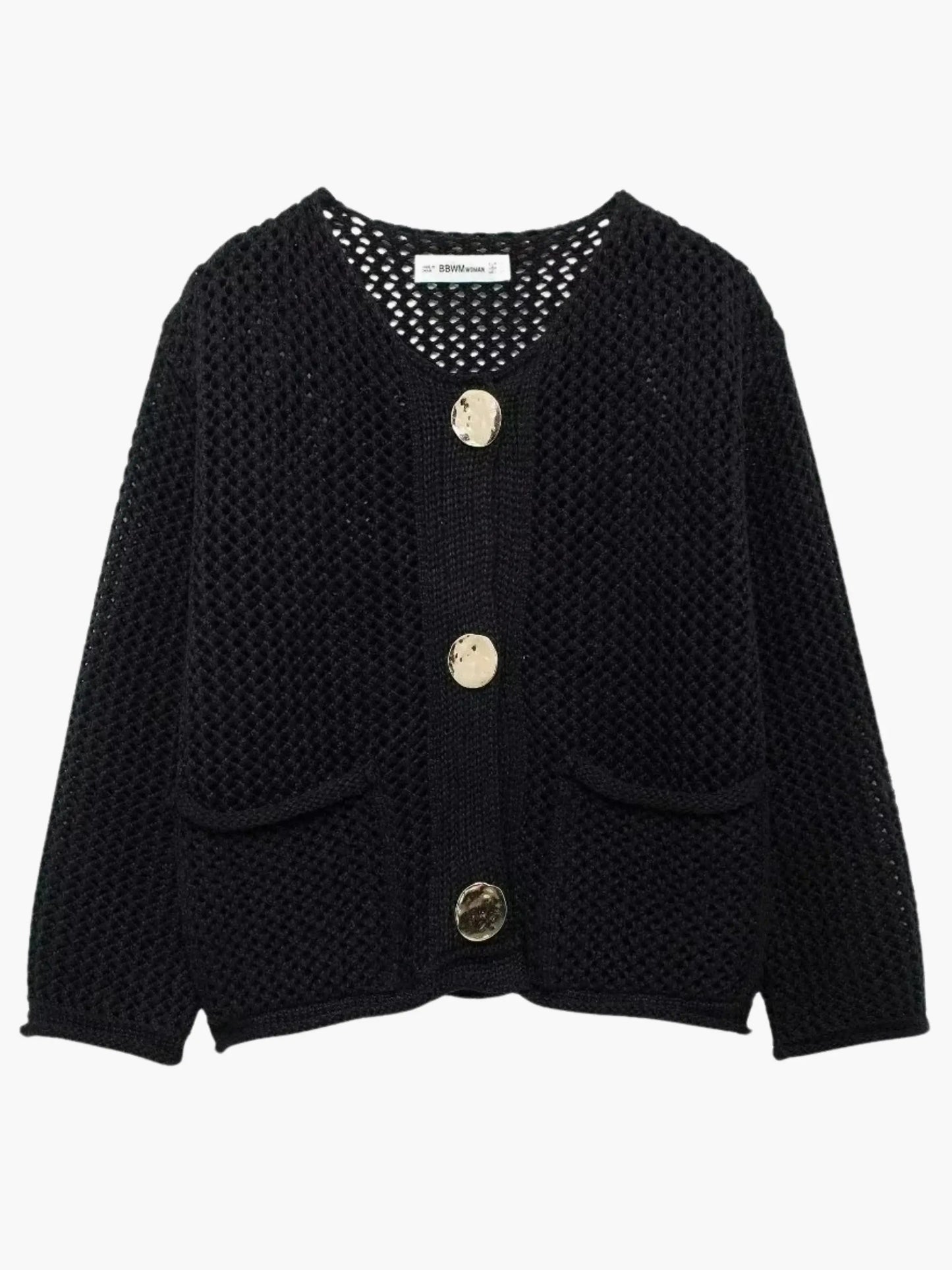 Grobstrick Strickjacke Frauen Oversized