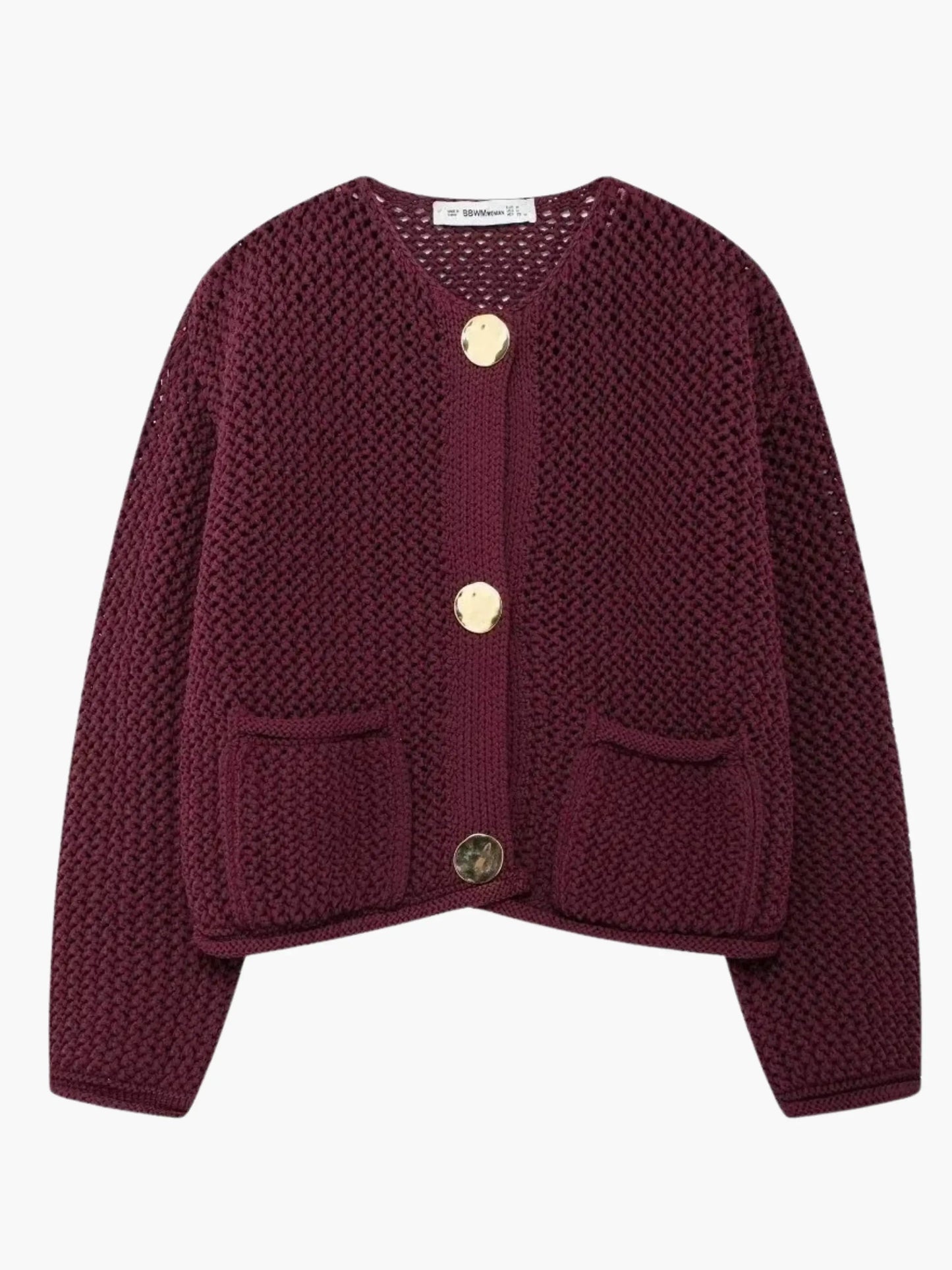 Grobstrick Strickjacke Frauen Oversized - BerlinGlamour
