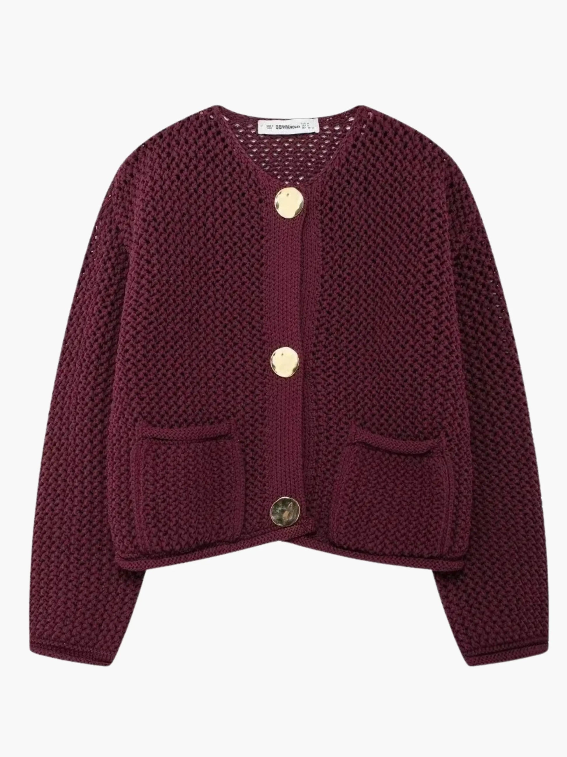 Grobstrick Strickjacke Frauen Oversized - BerlinGlamour