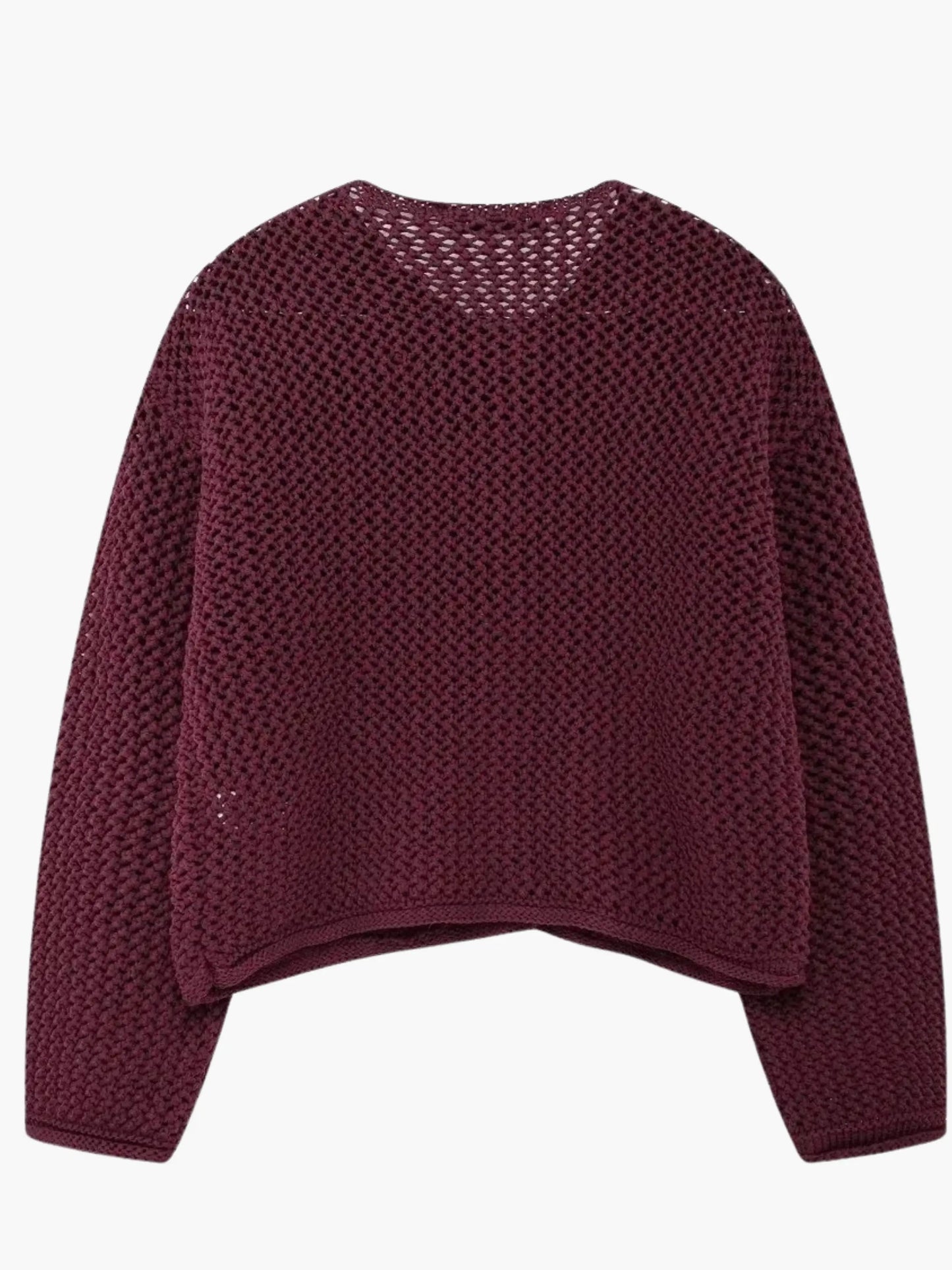 Grobstrick Strickjacke Frauen Oversized