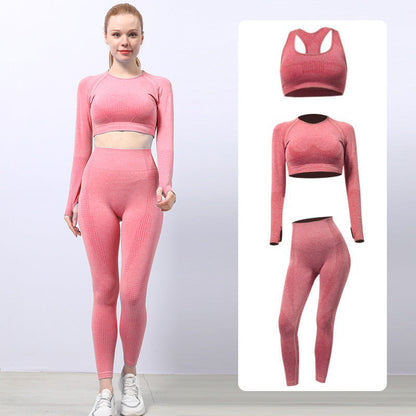 Yogahosen-Set Damen Schnelltrocknend Eng Anliegend