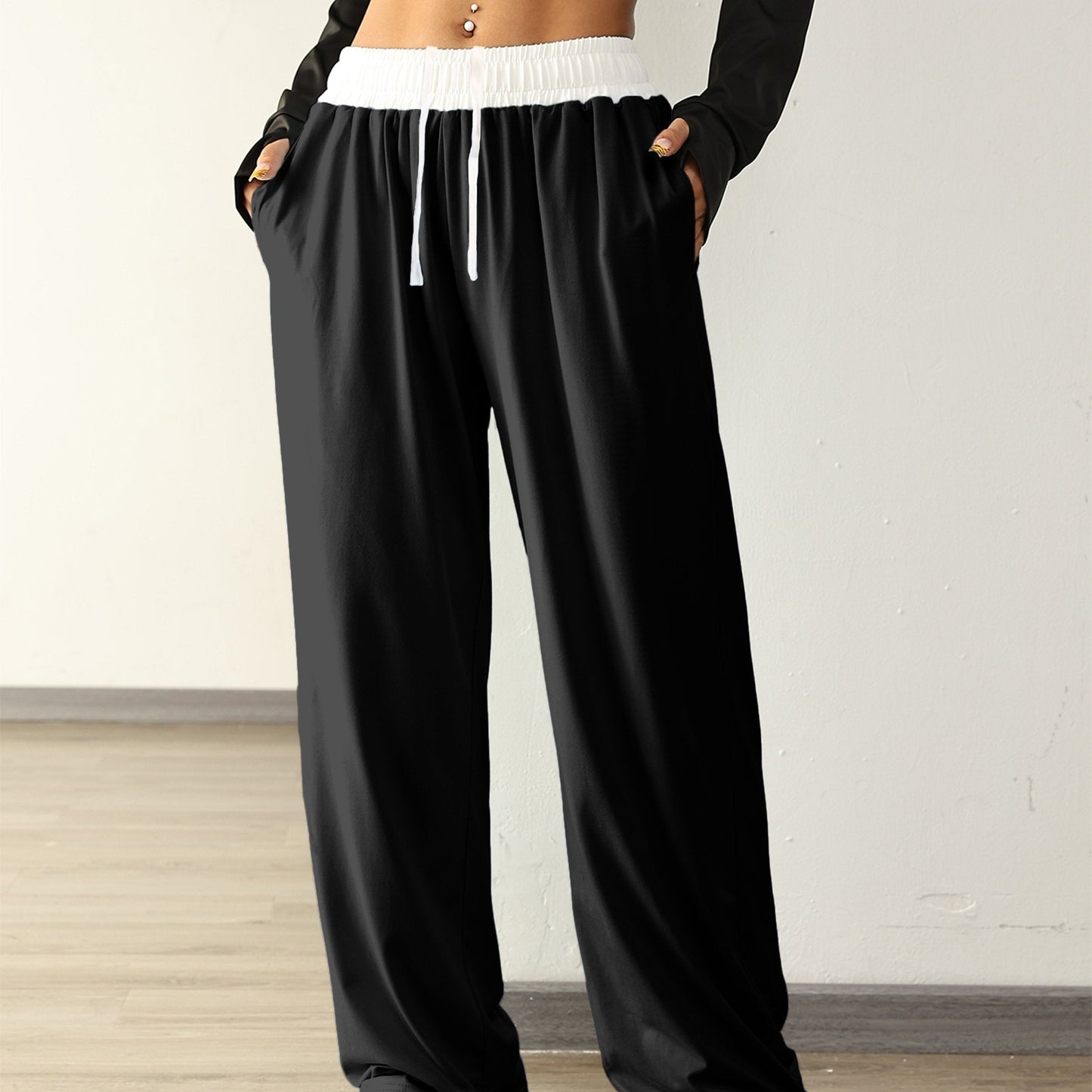 Trainingshose Damen Stretchig Mit Taschen Farbenfroh