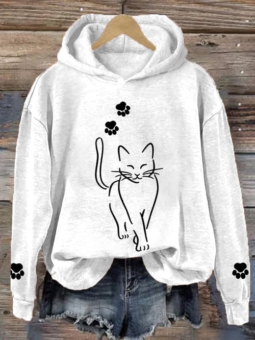 Cooler Katzen-Hoodie für Frauen von BerlinGlamour