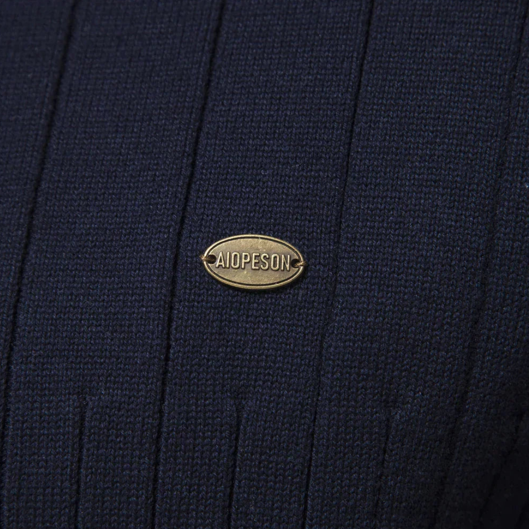Herren Pullover Langarm Viertelzip Frühjahr Modern