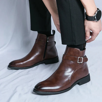 Herren Lederschuhe Elegante Mode Schuhe