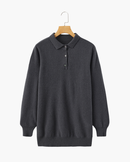 Herren Kaschmirpullover Luxus Polokragen Warm