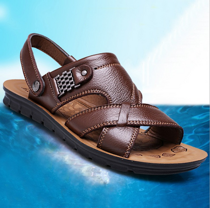 Herren Sandalen Bequem Schnalle Komfort Schuhe