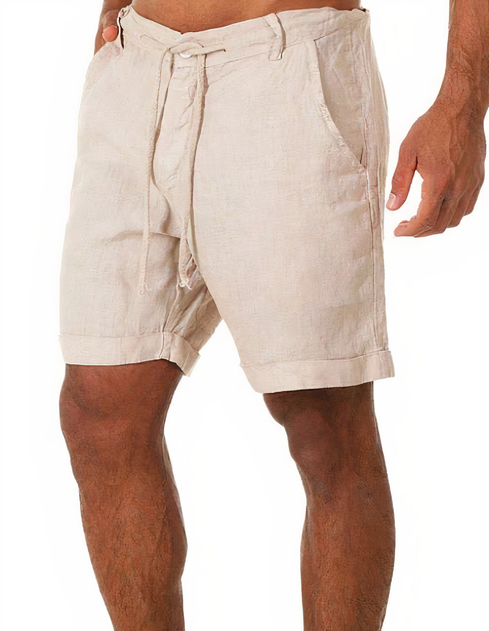 Leinen Shorts Herren Kurze Sommerhose Bequem - BerlinGlamour