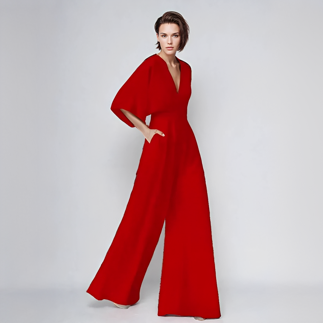 Eleganter Damen Jumpsuit Stilvoll Abendgarderobe