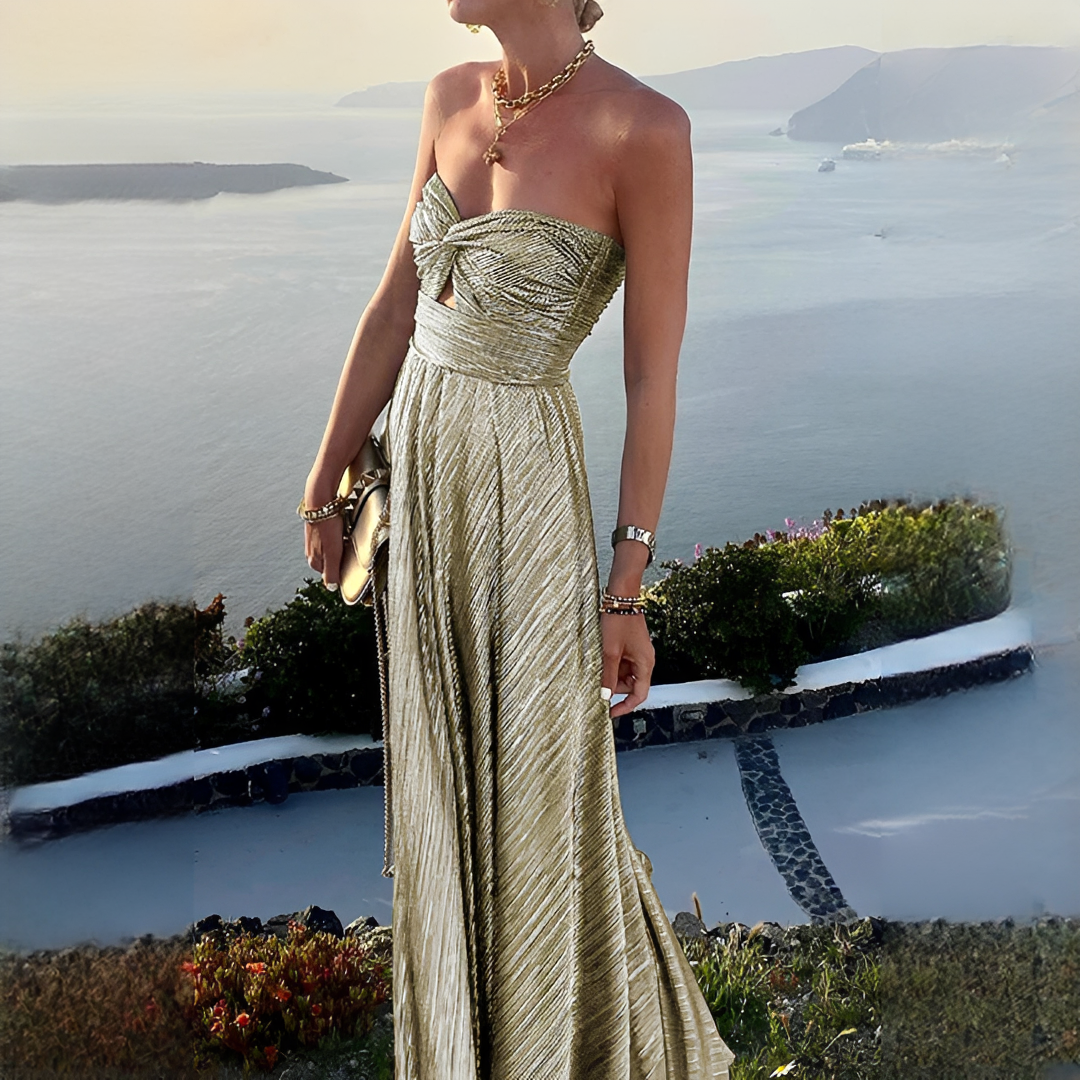 Elegantes Sommerkleid Damen Kurz Modisch