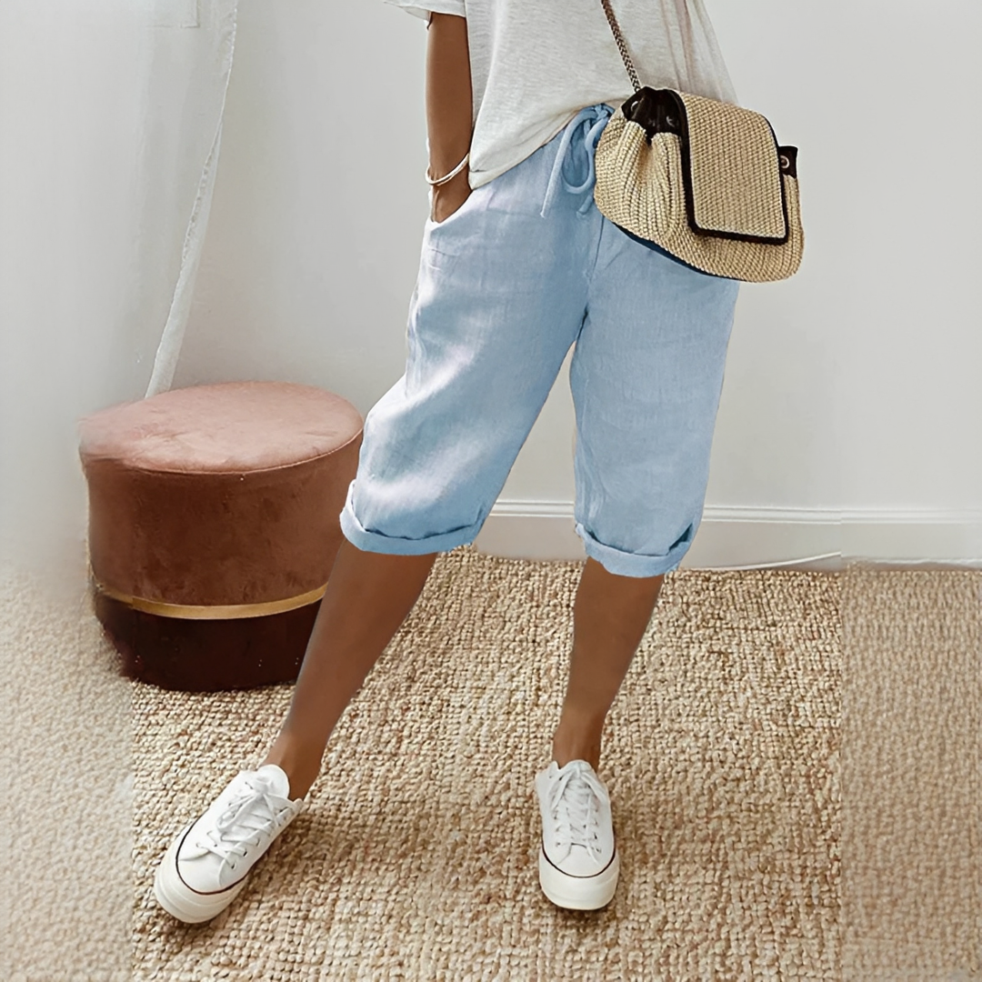 Sommerhose Damen Trendig Günstig 2er Pack