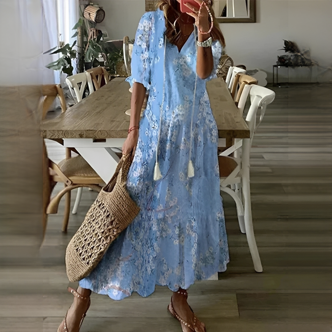 Sommerkleid für Damen Kurz Leicht Modisch