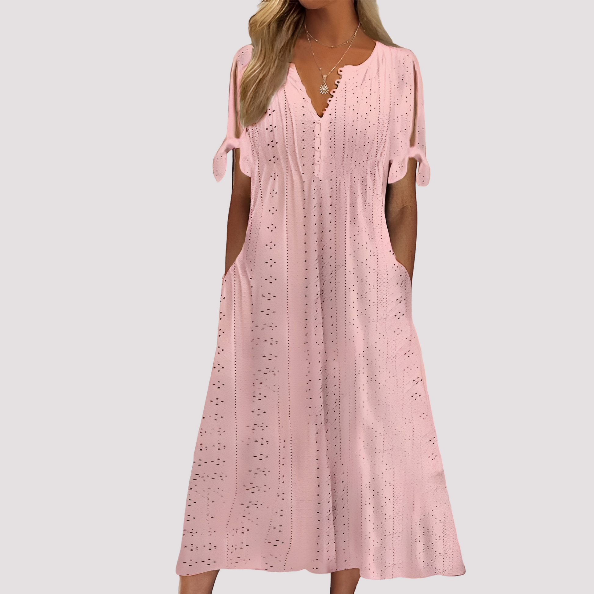 Kleid für Damen Ausgeschnitten Elegant Sommer - BerlinGlamour