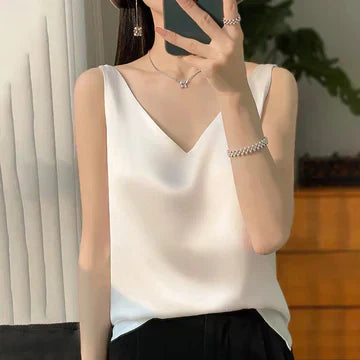 Damen Oberteil Ärmellos Sommer Top