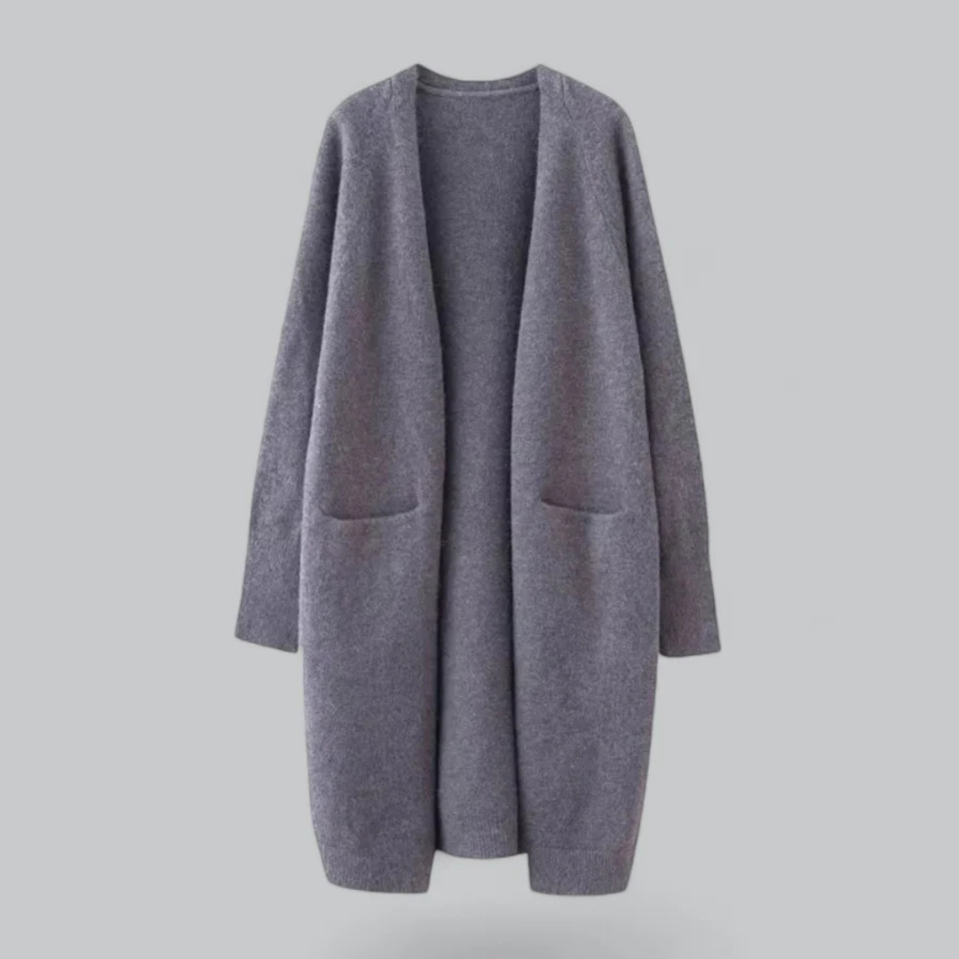 Damen Strickjacke Offene Front Warm Gemütlich