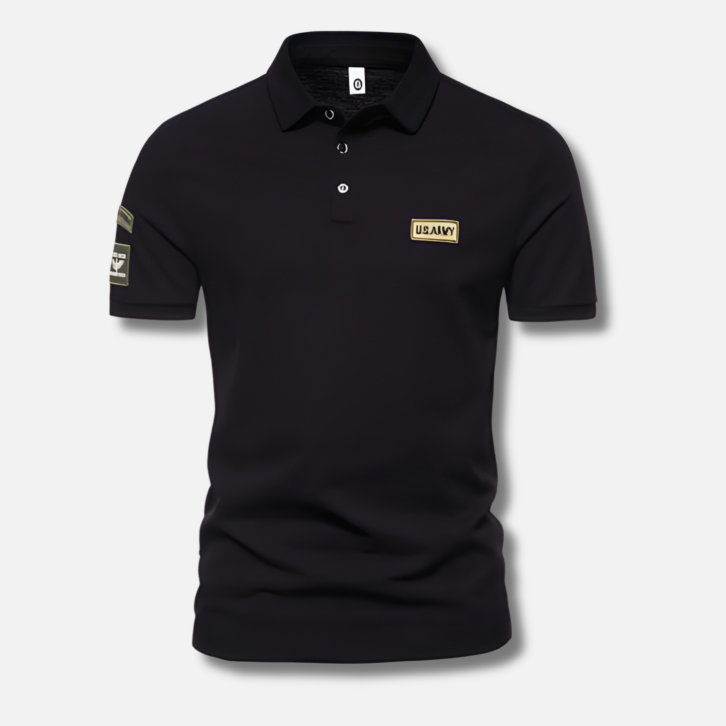 Herren Poloshirt Militärstil Robust Undurchsichtig