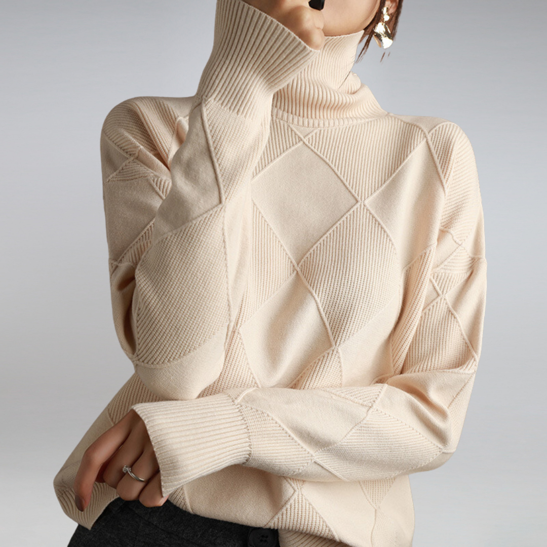 Weicher Damen Rollkragenpullover Kaschmir Soft