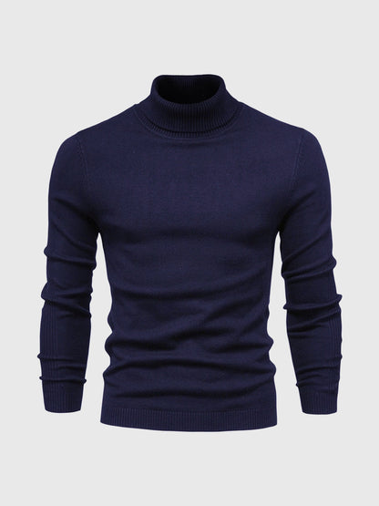 Herren Rollkragenpullover Waschbar Weich