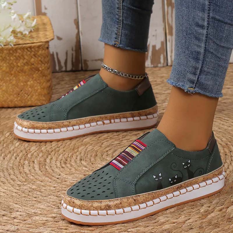 Katzenmuster Schuhe Lässig Trendy Sneaker
