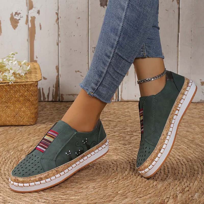 Katzenmuster Schuhe Lässig Trendy Sneaker
