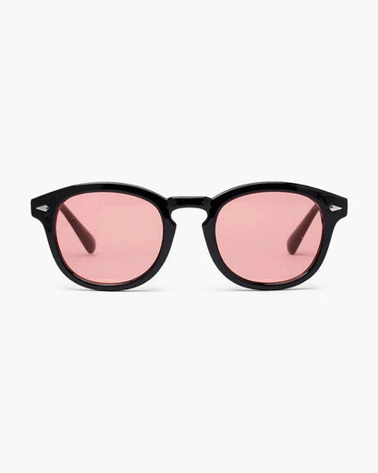 Runde Sonnenbrille Männer Schwarz Modisch