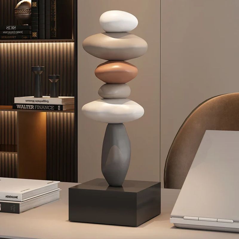Beruhigende Deko Skulptur für Zen Atmosphäre