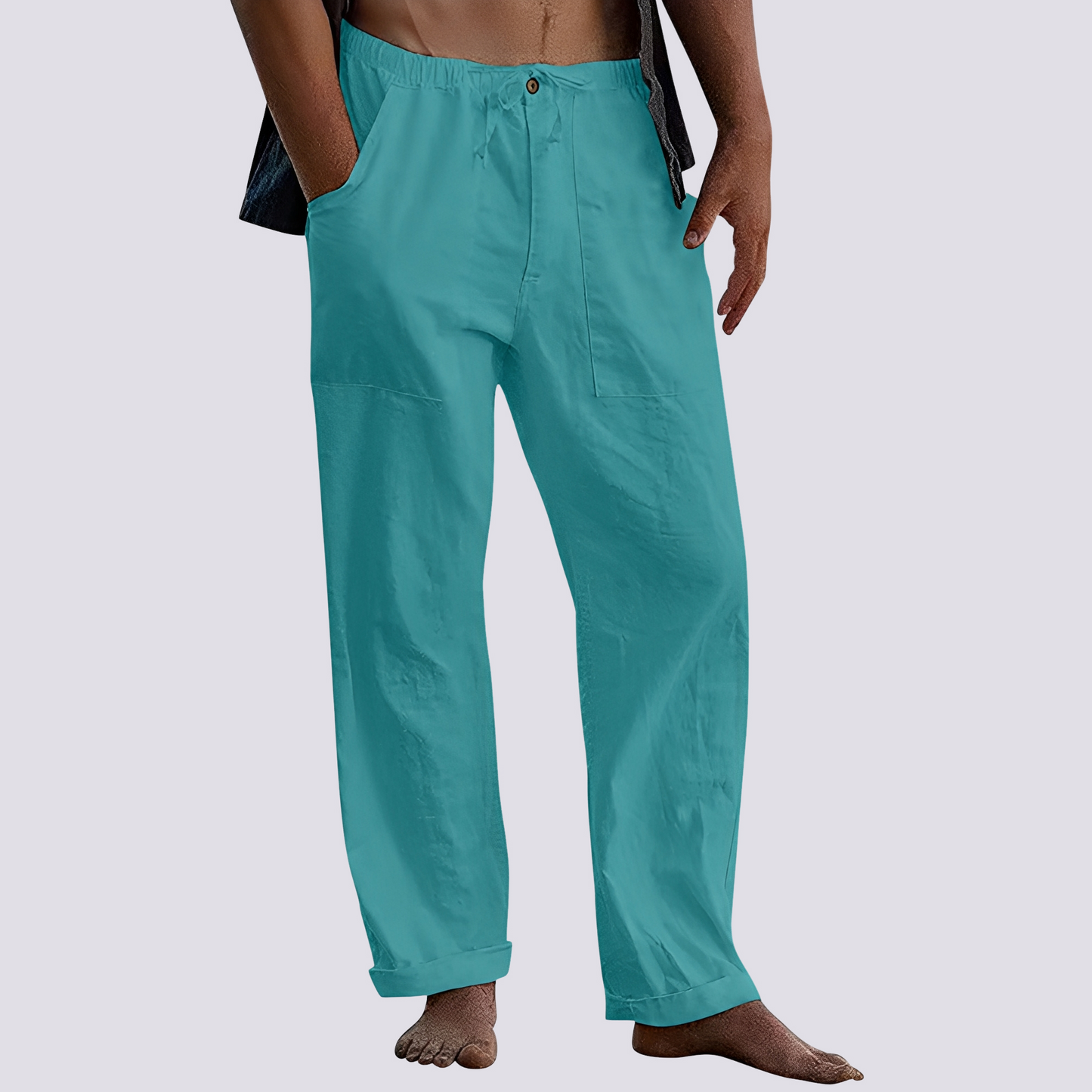 Bequeme Herrenhose Freizeit Hose Komfortabel