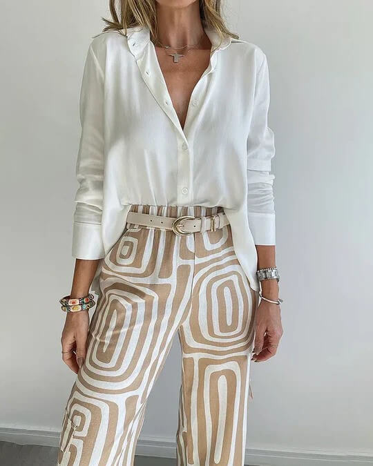 Elegante Damen Hose Leicht und Stilvoll