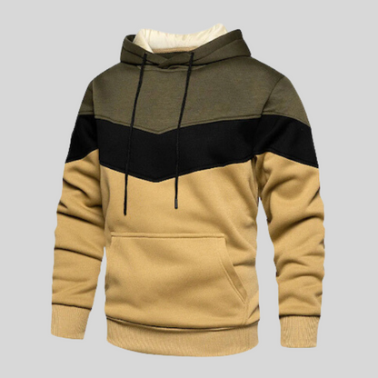 Patchwork Pullover Herren Baumwolle Modern