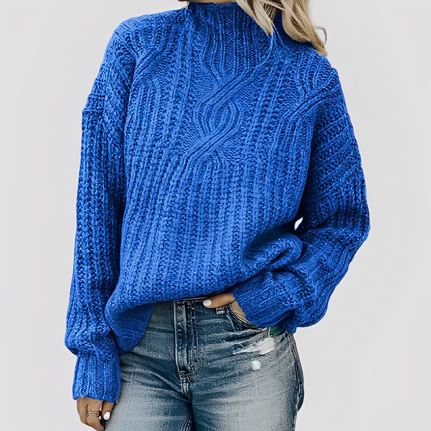 Damen Strickpullover Weich und Stilvoll