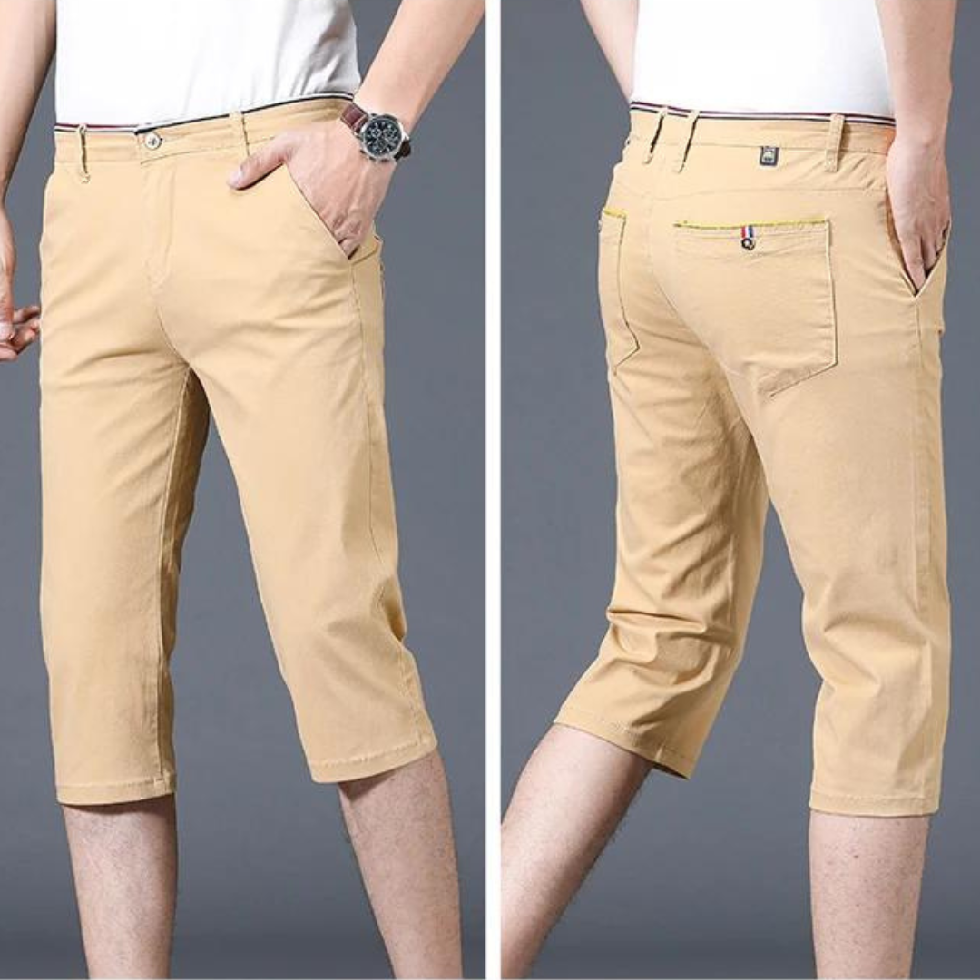 Herren 3/4 Shorts Sommer Leicht Freizeit