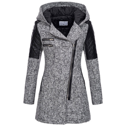 Damen Winterjacke Warm Verstellbar Komfortabel