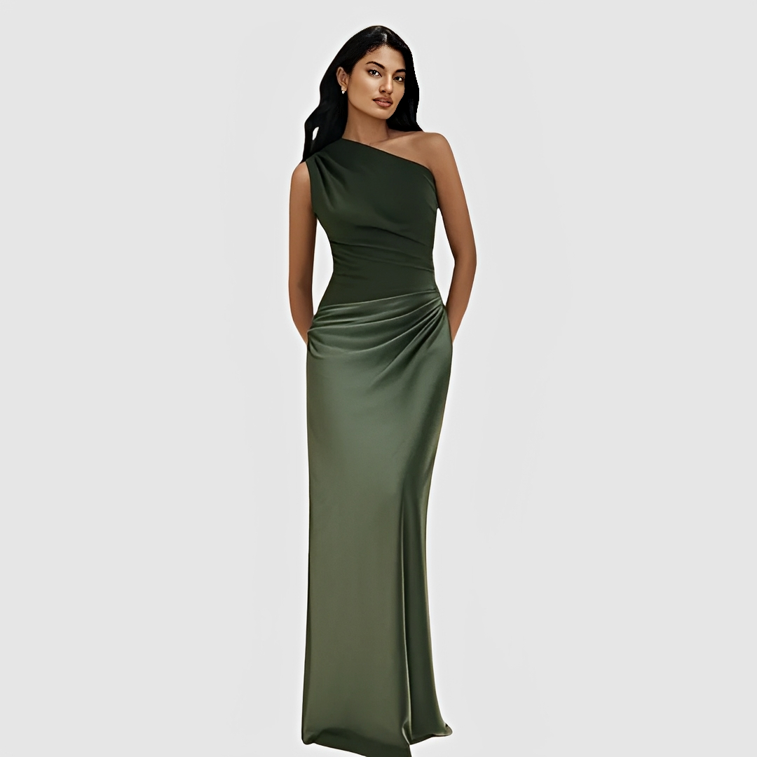 Elegantes Damenkleid Asymmetrisch Modern