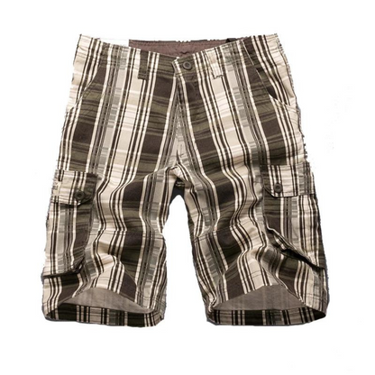 Herren Cargo Shorts Leicht Baumwolle Sommer