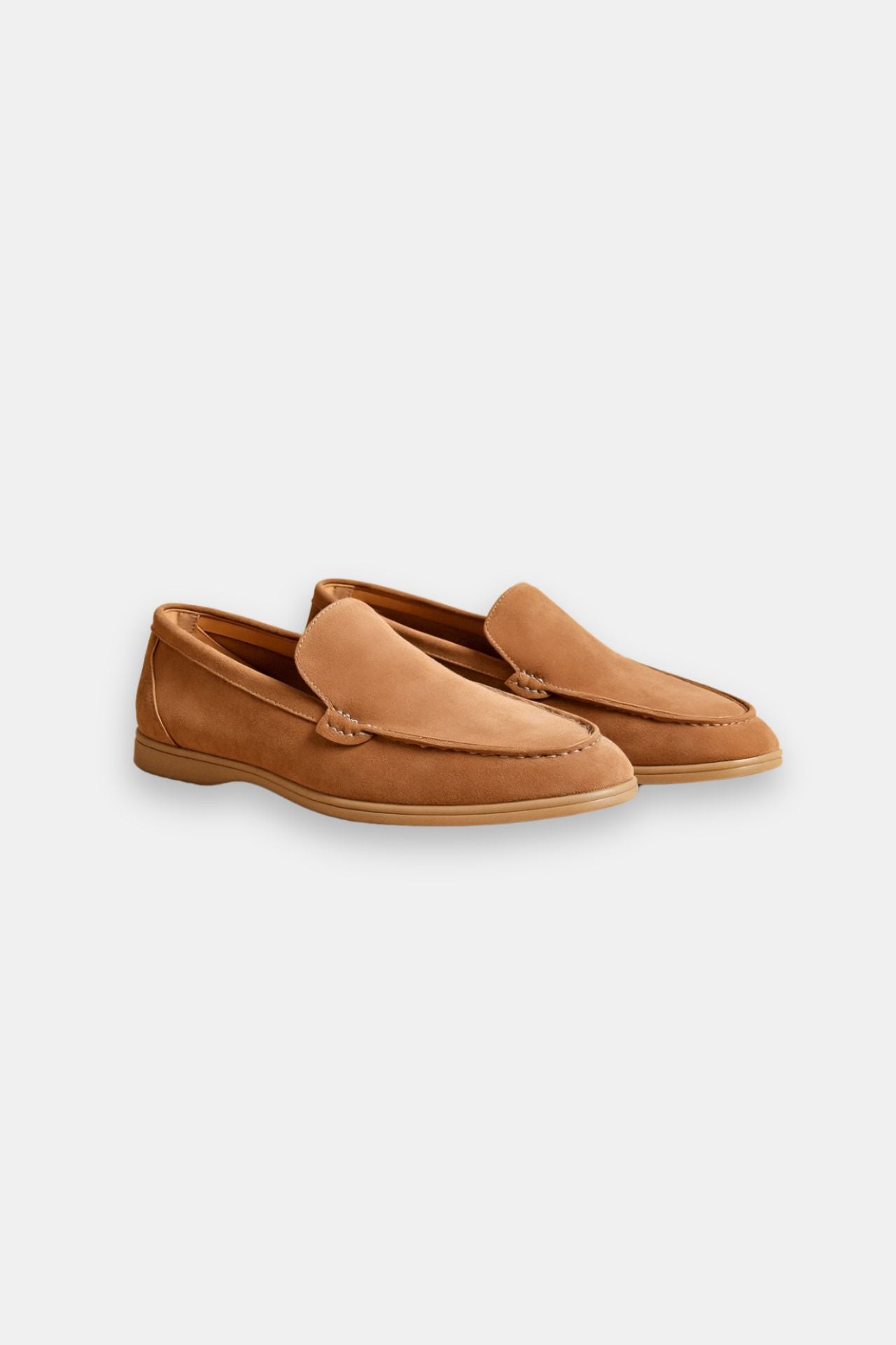 Bequeme Loafer Schuhe Beige Elegante Damenschuhe - BerlinGlamour