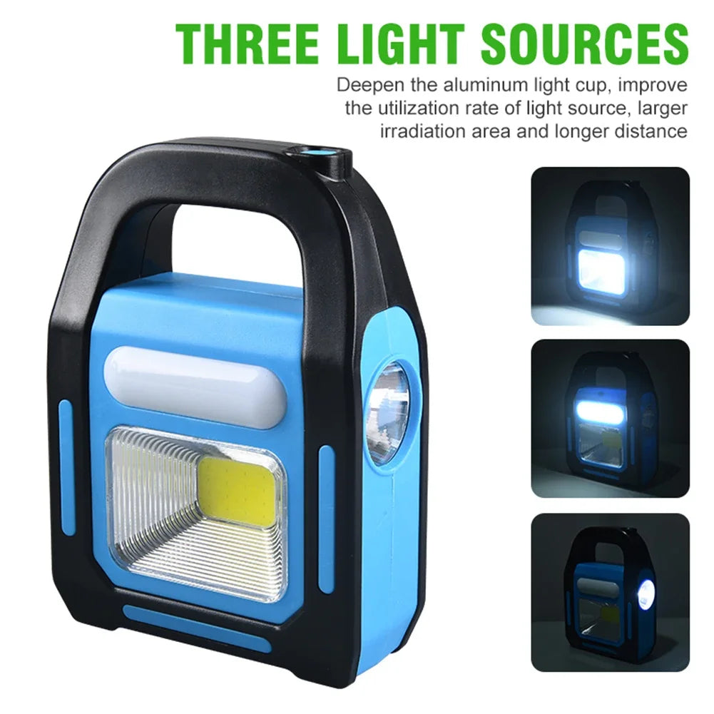 USB Powerbank Lampe Solar Wiederaufladbar Camping